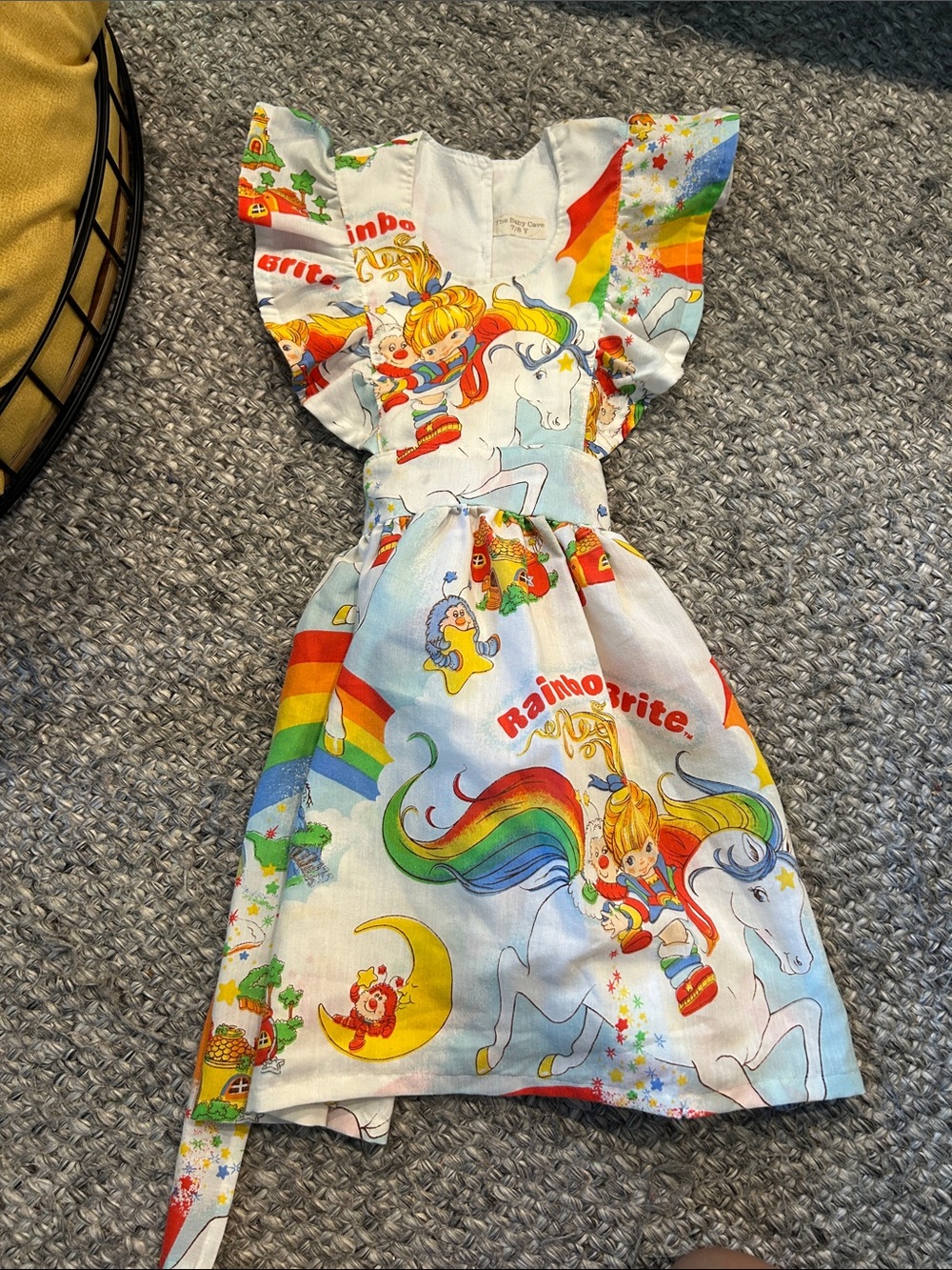 EUC Vintage Dress Rainbow Brite size 7/8
